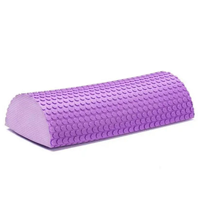 Half round Eva Foam Roller for Yoga Pilates Fitness Equipment Balance Pad Yoga Blocks with Massage Floating Point 30-45Cm