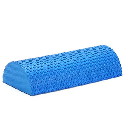 Half round Eva Foam Roller for Yoga Pilates Fitness Equipment Balance Pad Yoga Blocks with Massage Floating Point 30-45Cm