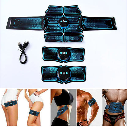 Abs Stimulator, Ab Stimulator Workout Belt, Muscle Toner Abdominal Toning Belt Workout Portable Fitness Workout Equipment Home Office for Men Women